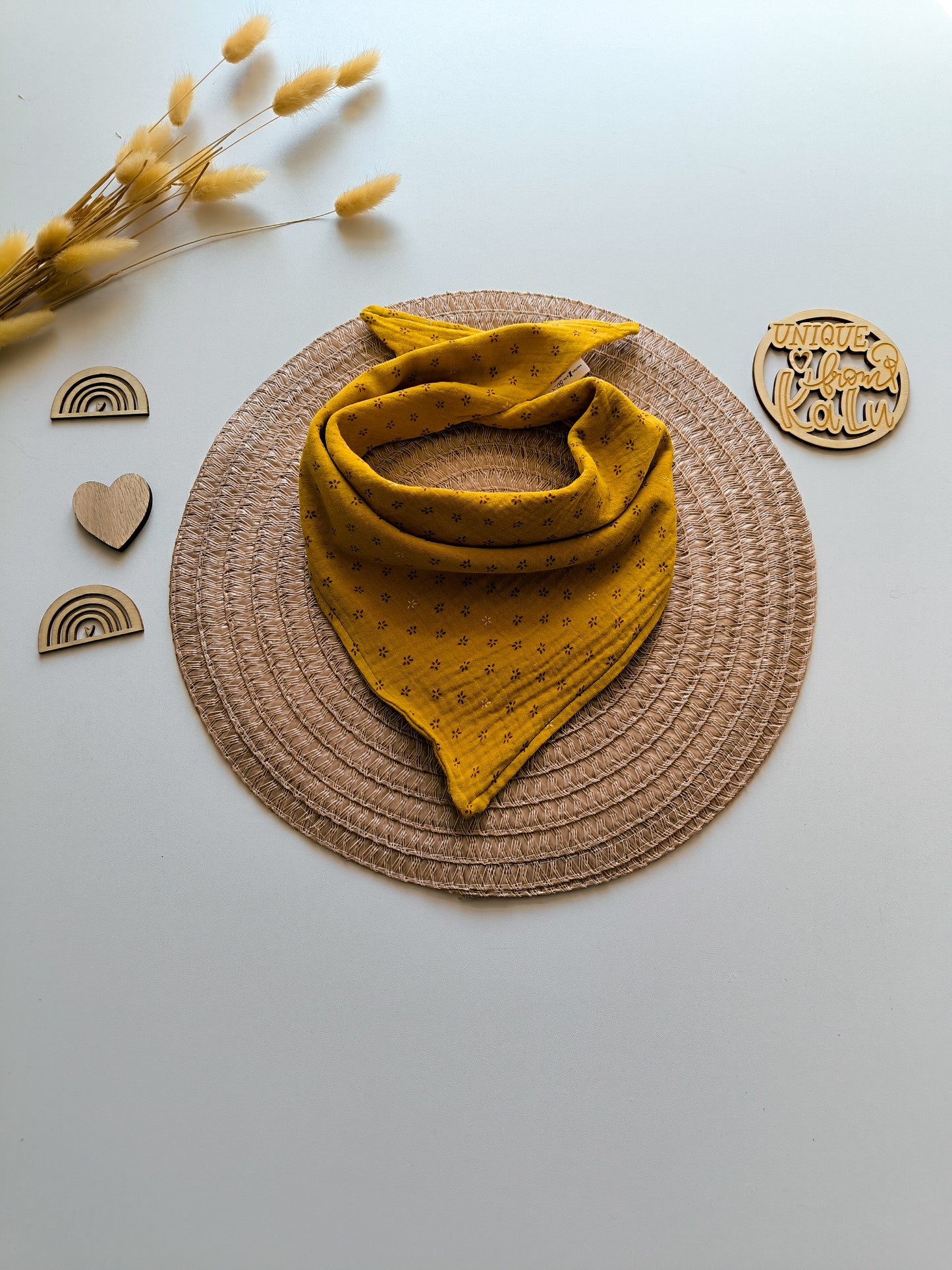 Musselindreieckstuch