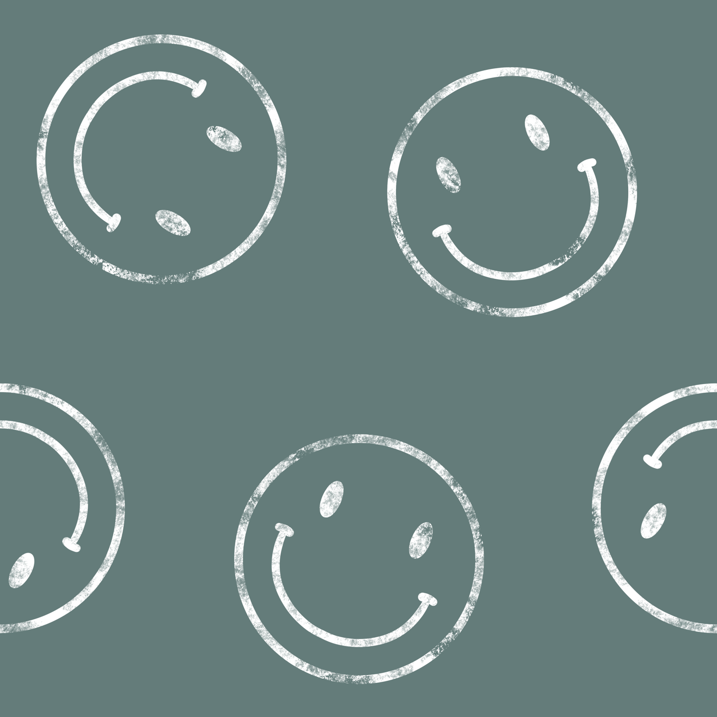 Smiley dunkel blau