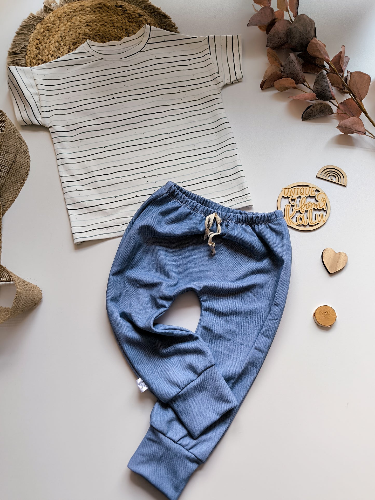 Set Comfort Pants und T - Shirt ab Gr. 80 - 140