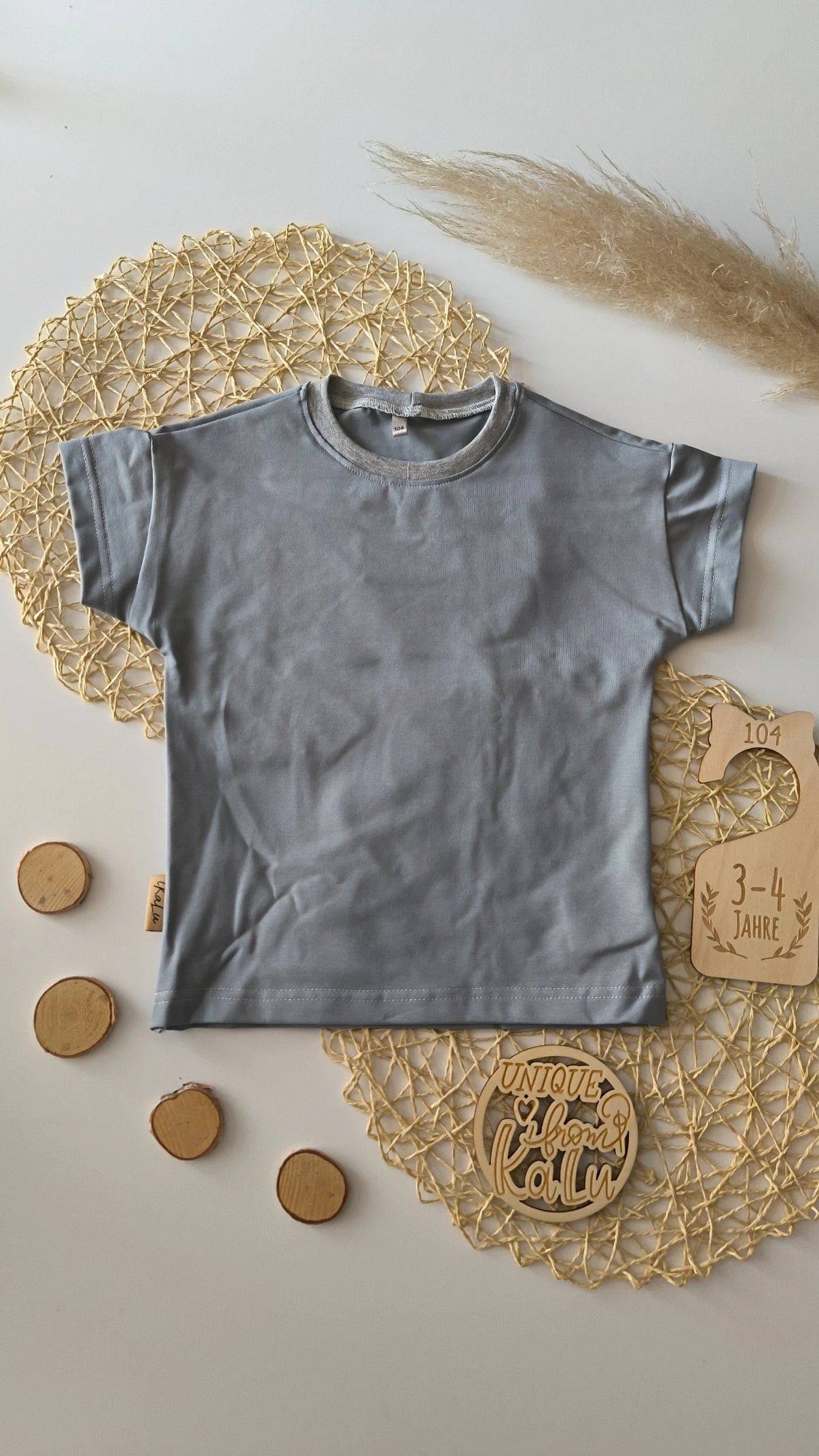 T-Shirt in hellblau gr.104