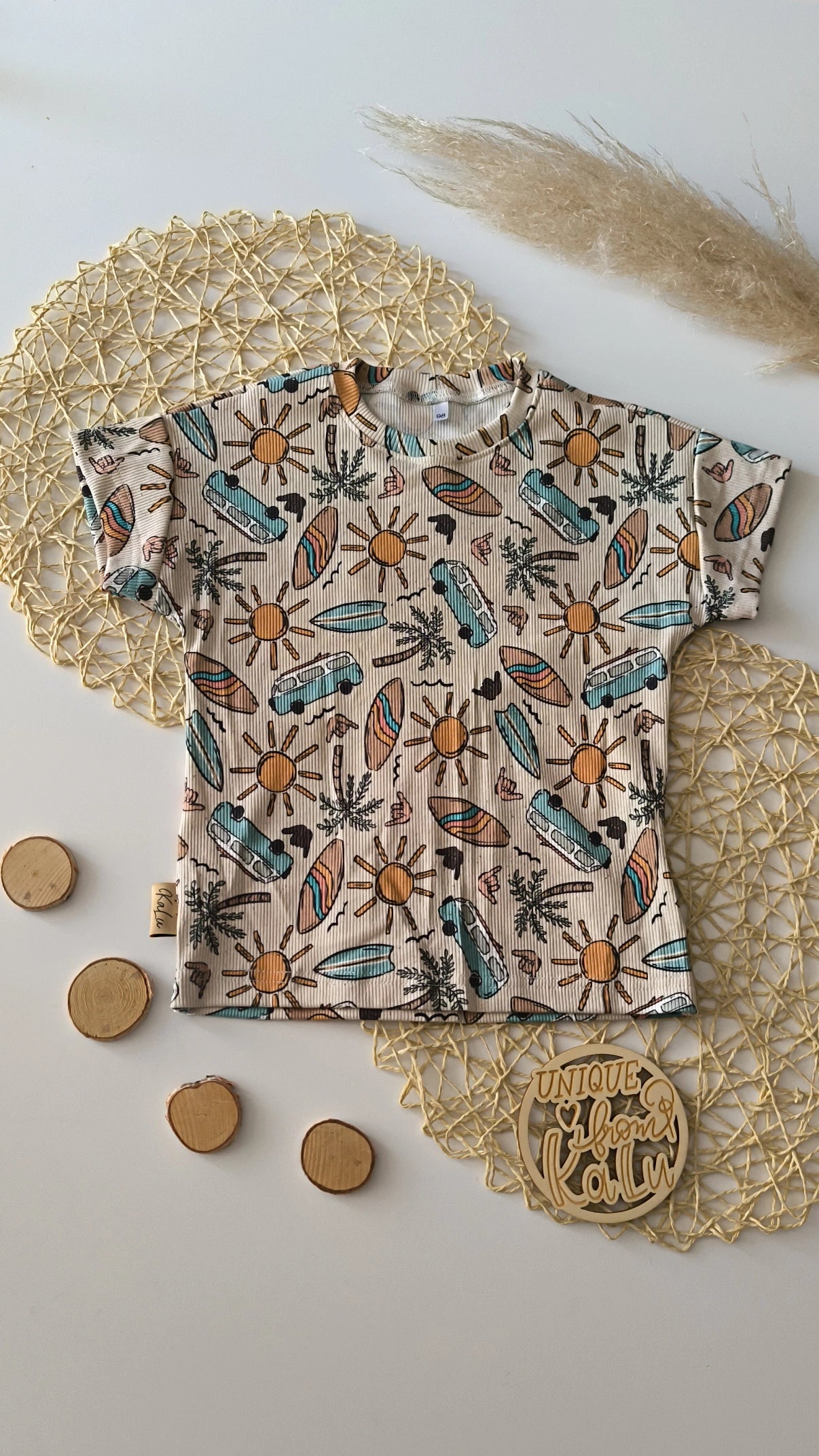 T-Shirt im Surfer Design gr.98