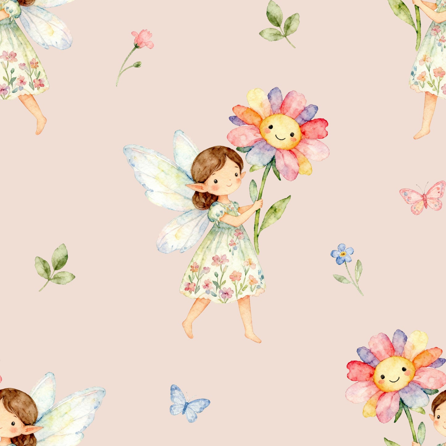 Fee mit Blume