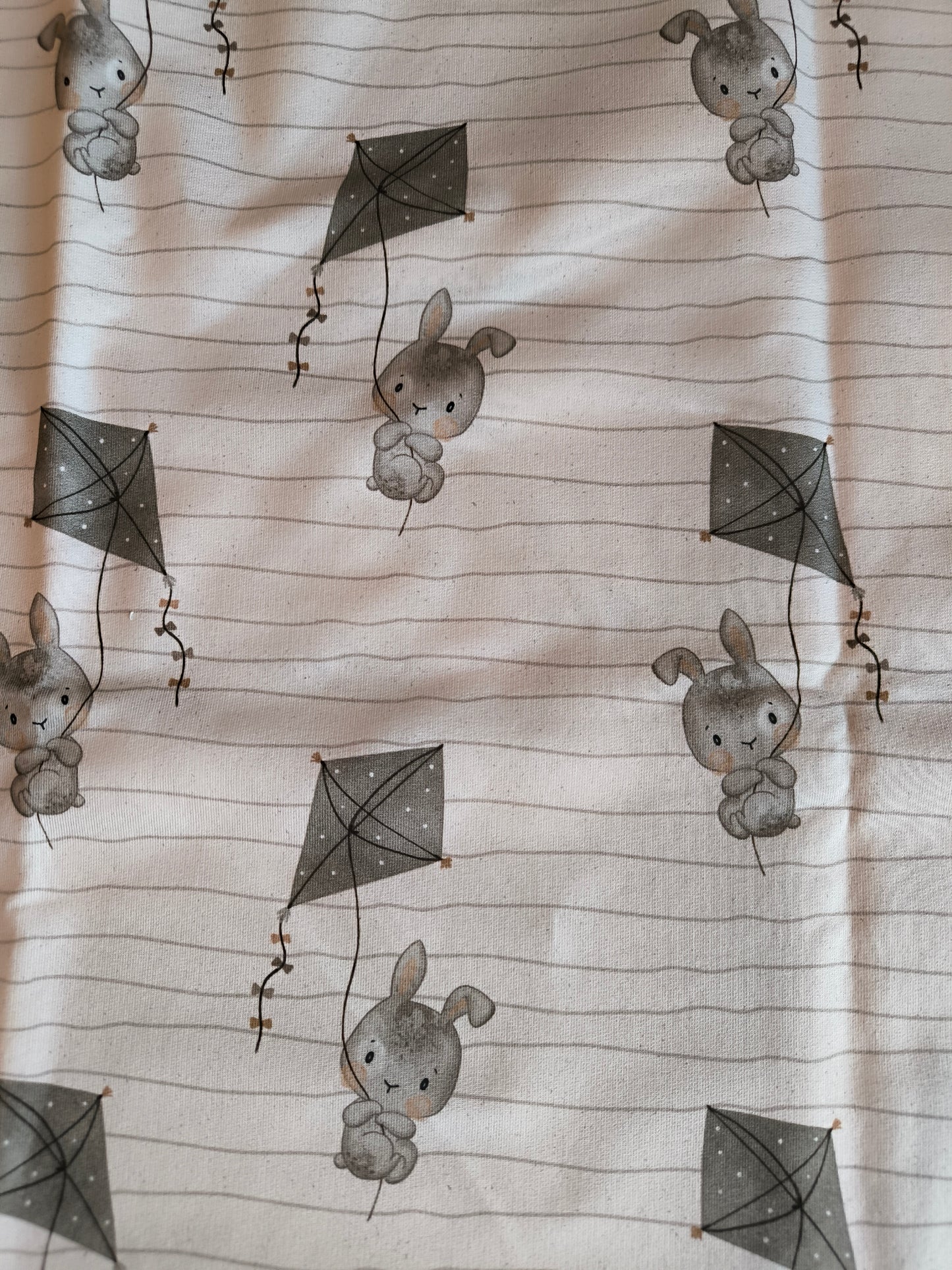 French Terry fliegender Hase