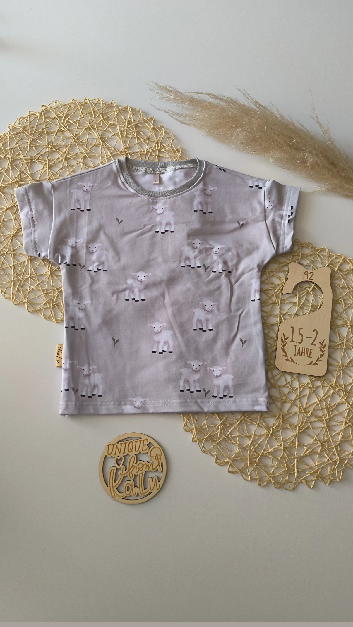 T-Shirt mit Schaf gr. 92