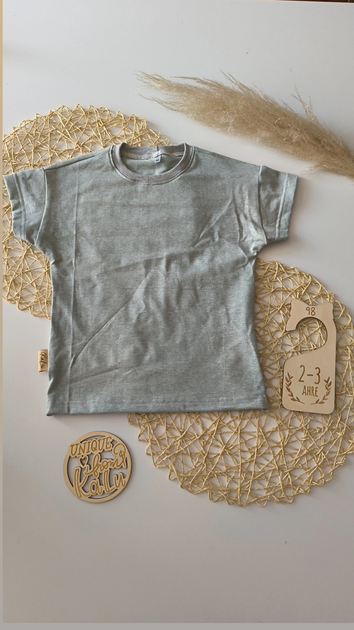 T-Shirt in Mint gr. 98