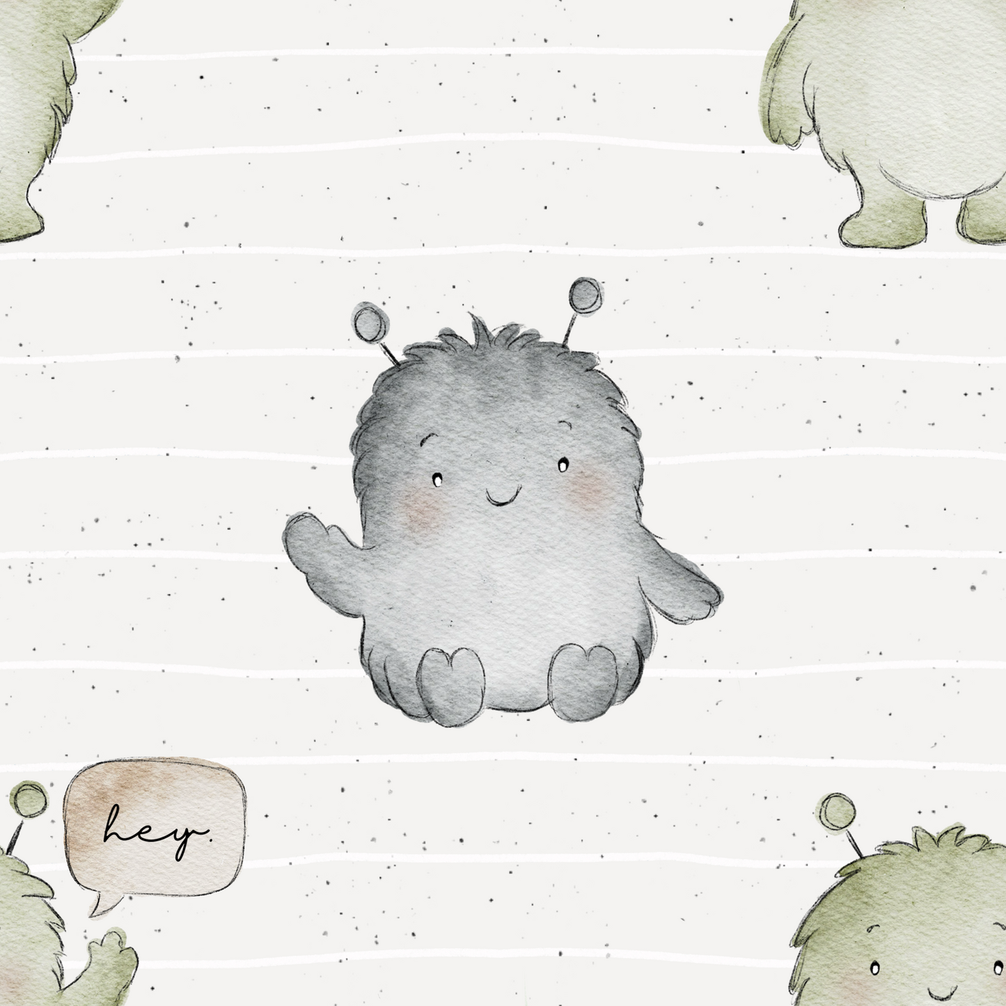 Monster mit Linien
