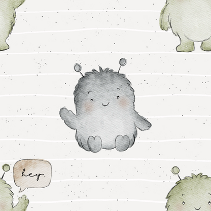 Monster mit Linien