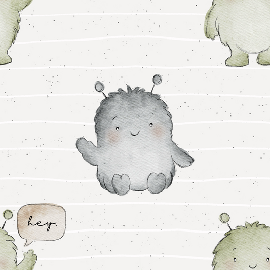 Monster mit Linien