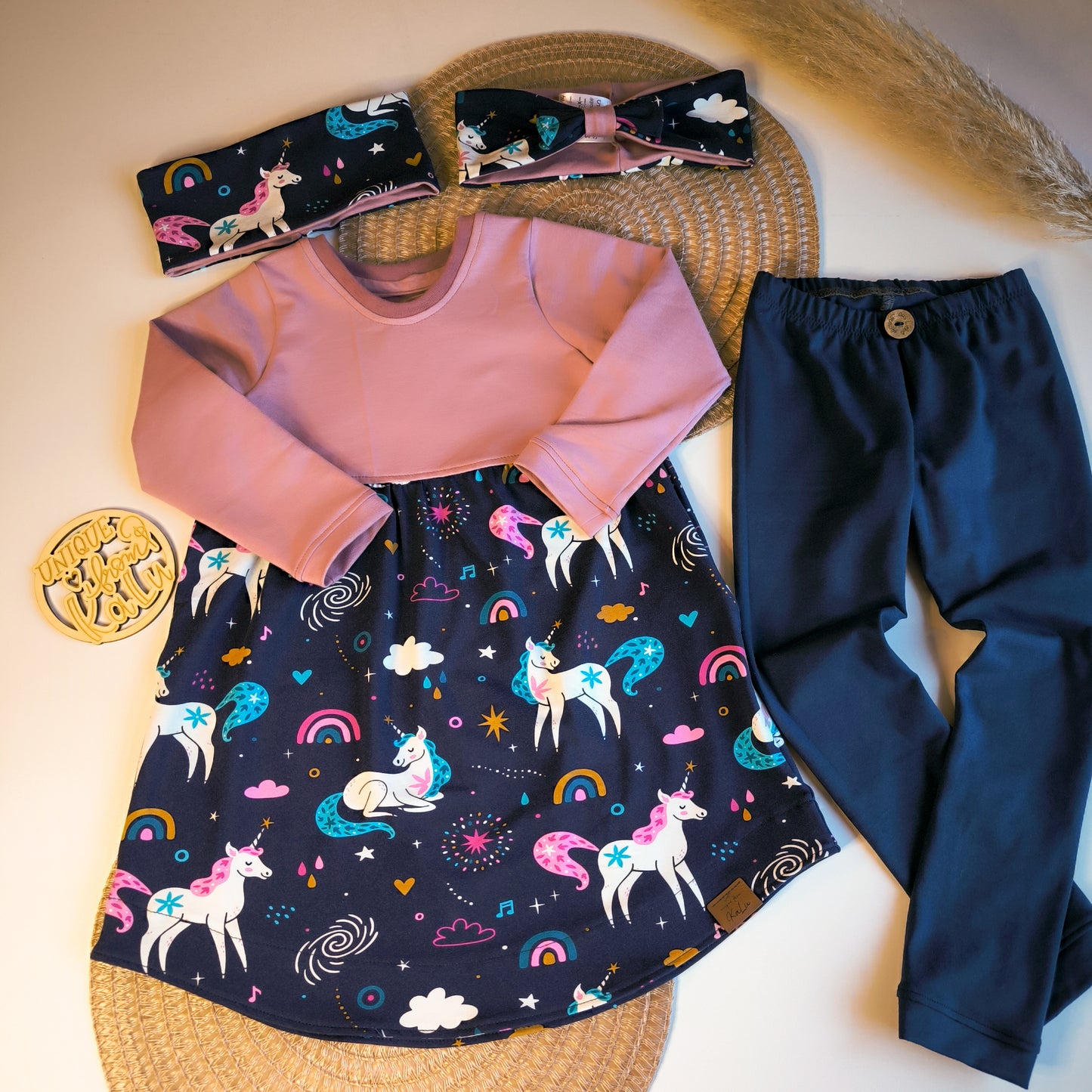 Set aus Kleid / Tunika und Leggings ab Gr. 62