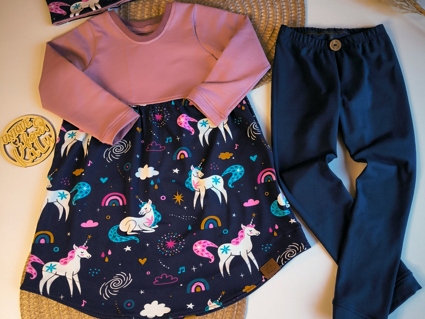 Set aus Kleid / Tunika und Leggings ab Gr. 62