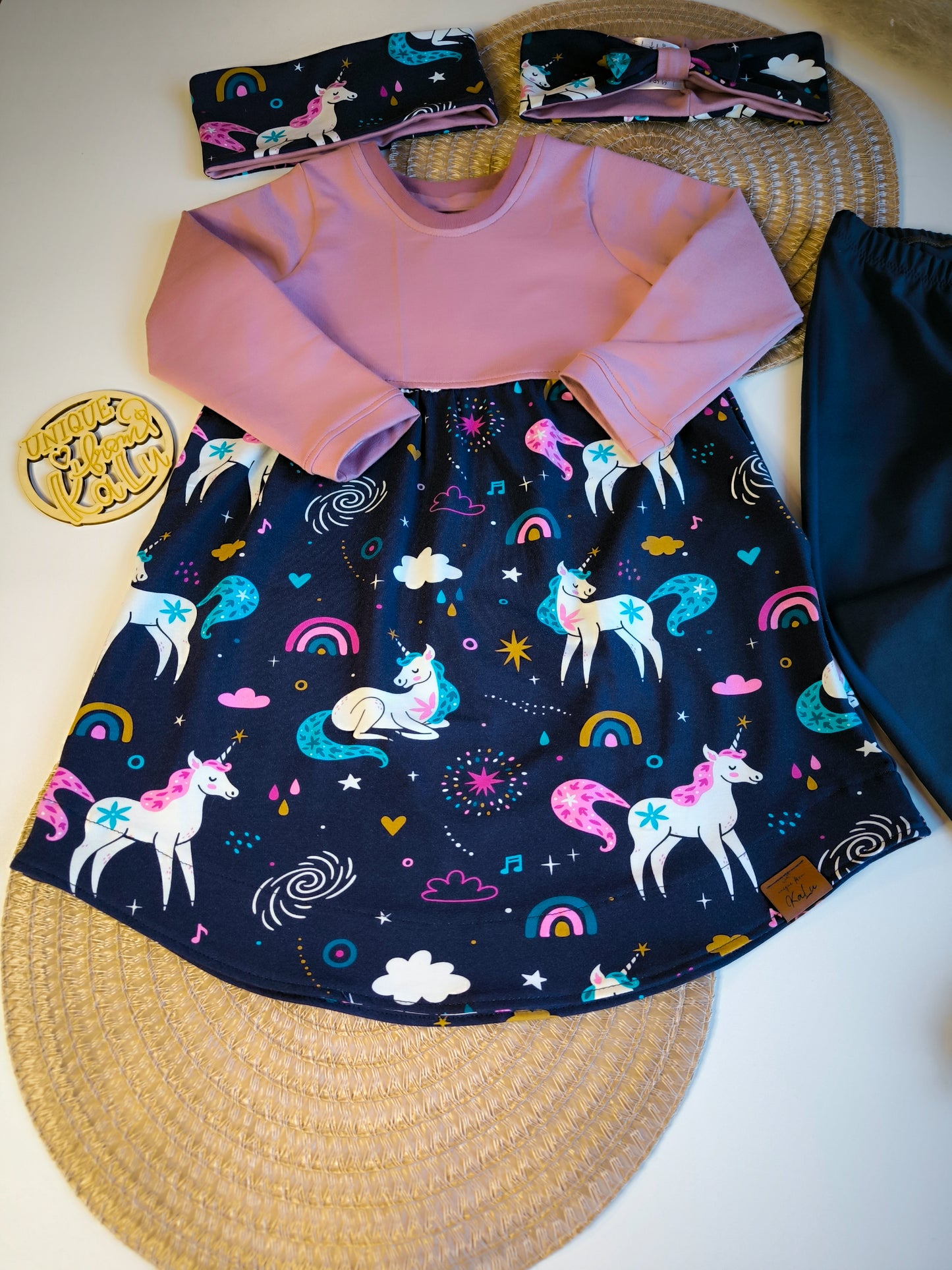 Set aus Kleid / Tunika und Leggings ab Gr. 62