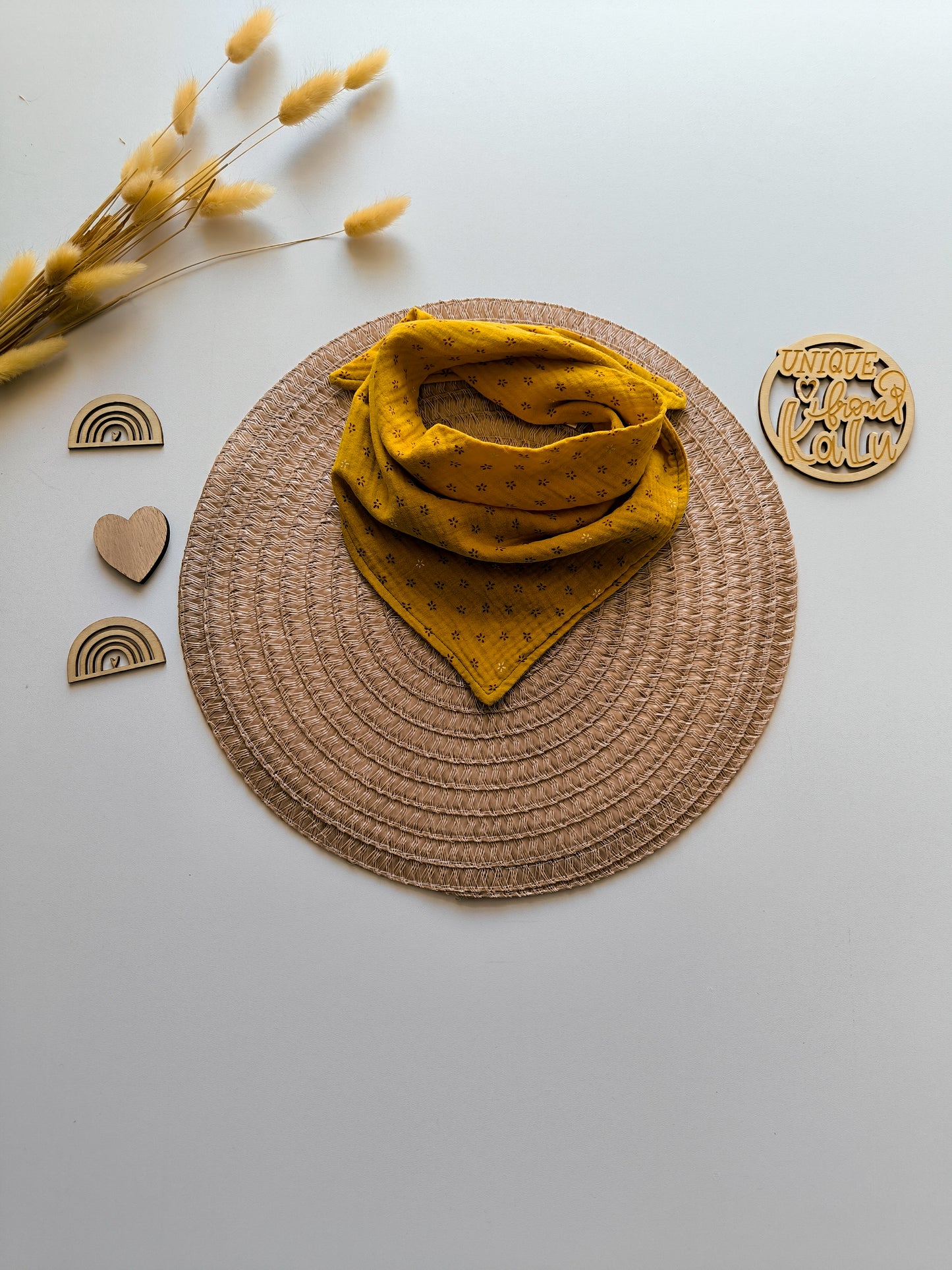 Musselindreieckstuch