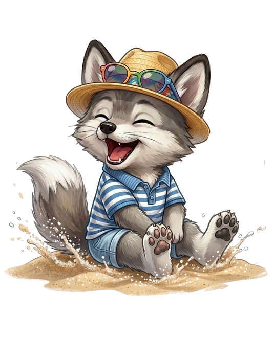 Summer Wolf mit Hut
