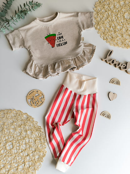 Set aus Volantshirt und Leggings ab Gr. 80