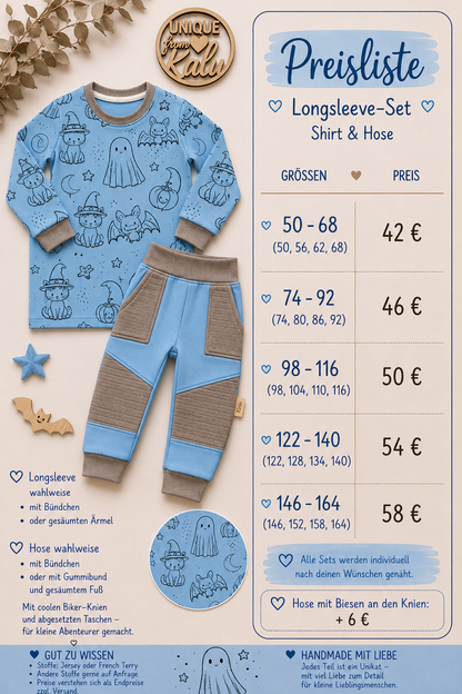 Halloween Longsleeve mit Hose