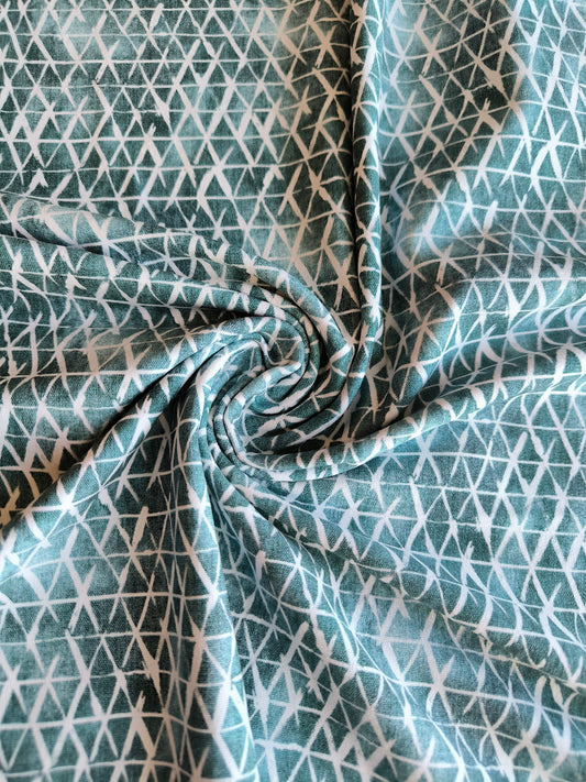 Jersey weiße Kreuze auf Grün