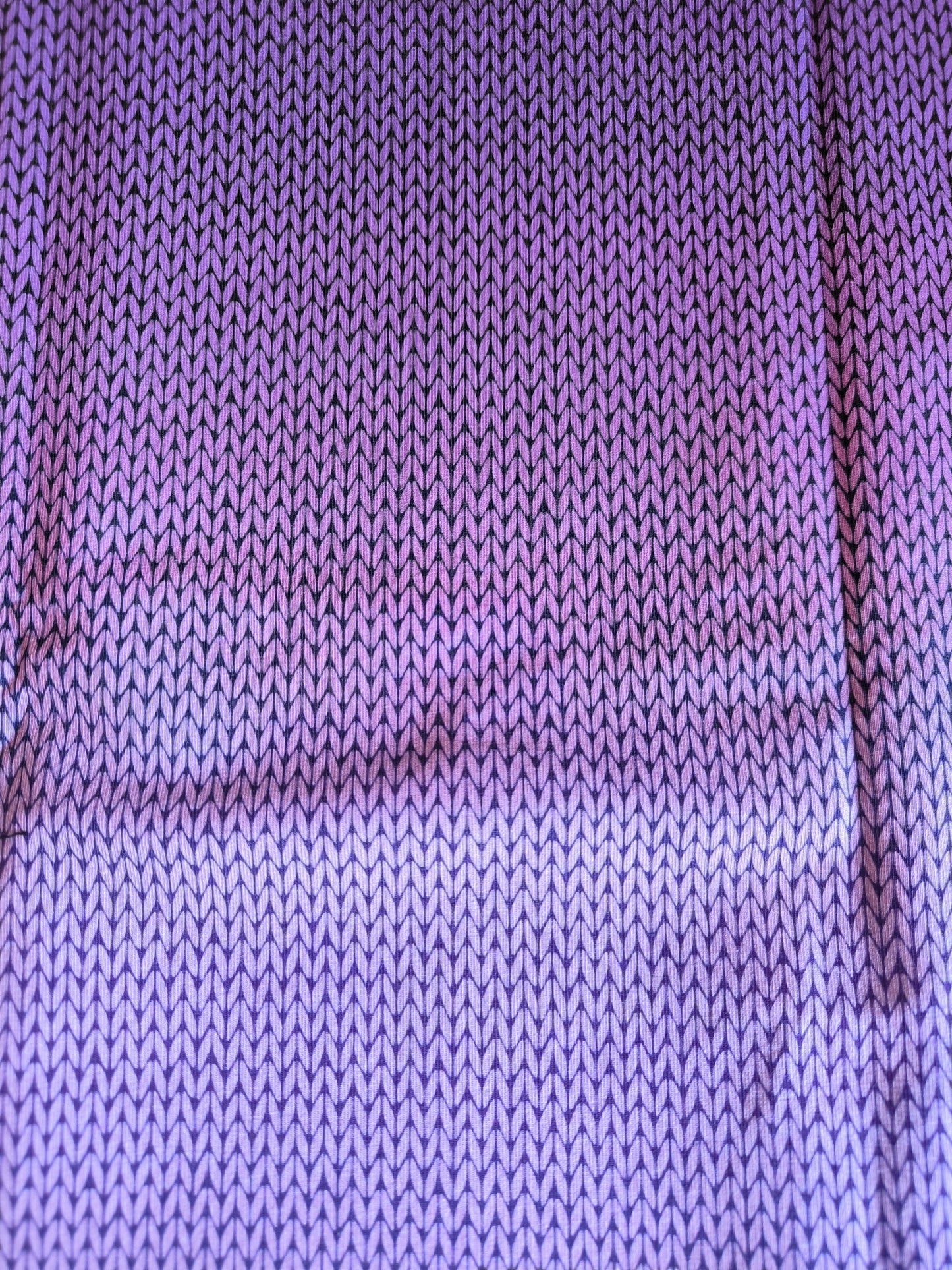 French Terry lila Fischgräten