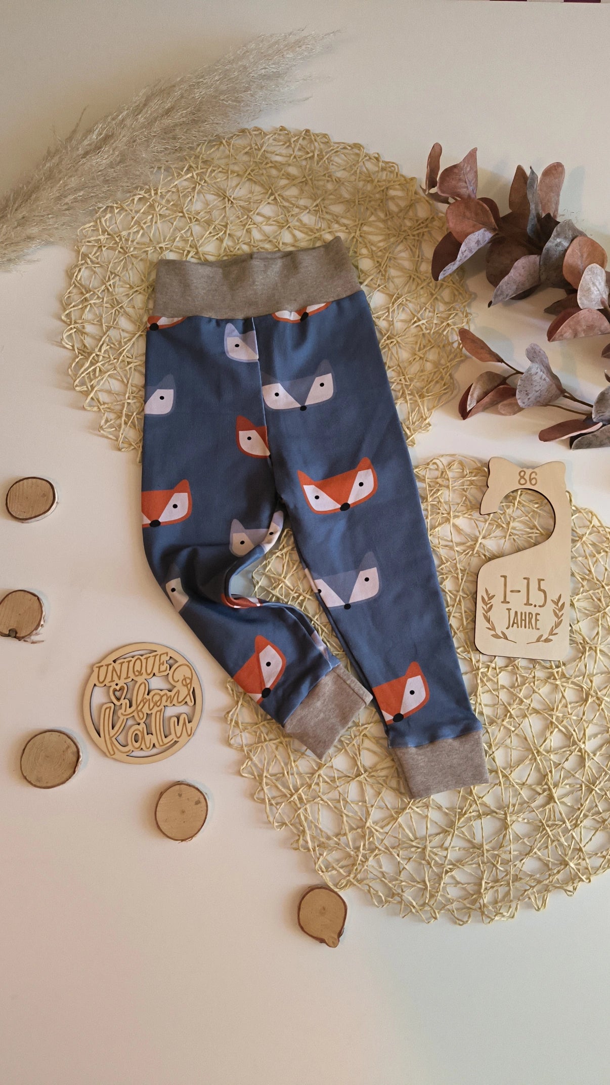 Leggings mit Bündchen Fuchs gr 86