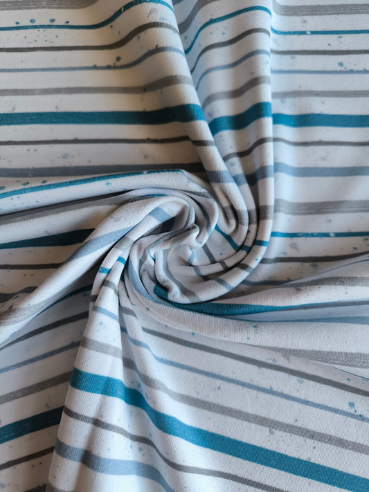 Jersey blau gestreift