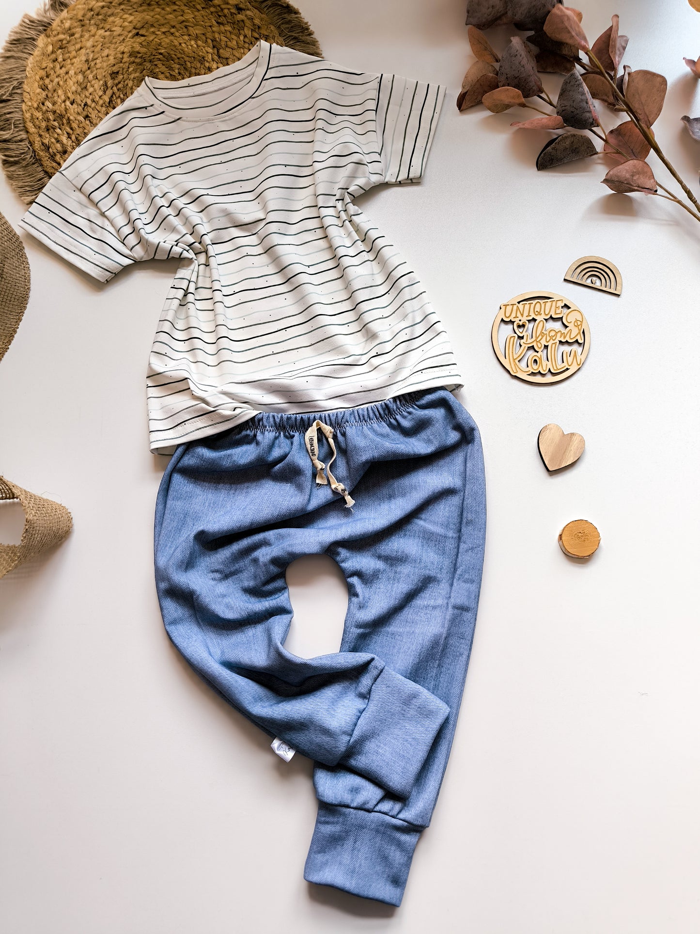 Set Comfort Pants und T - Shirt ab Gr. 80 - 140