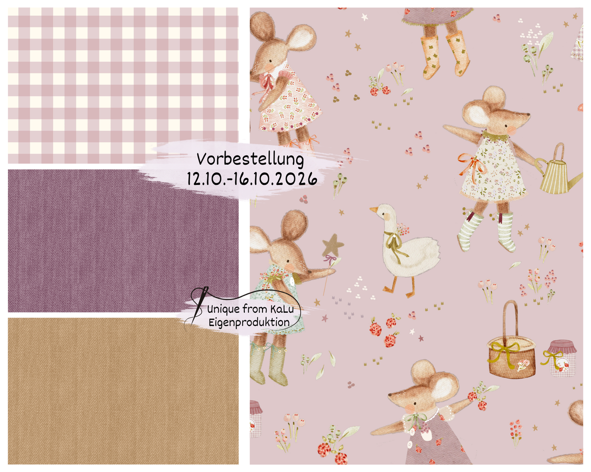 Ballerina Maus mit Kombi