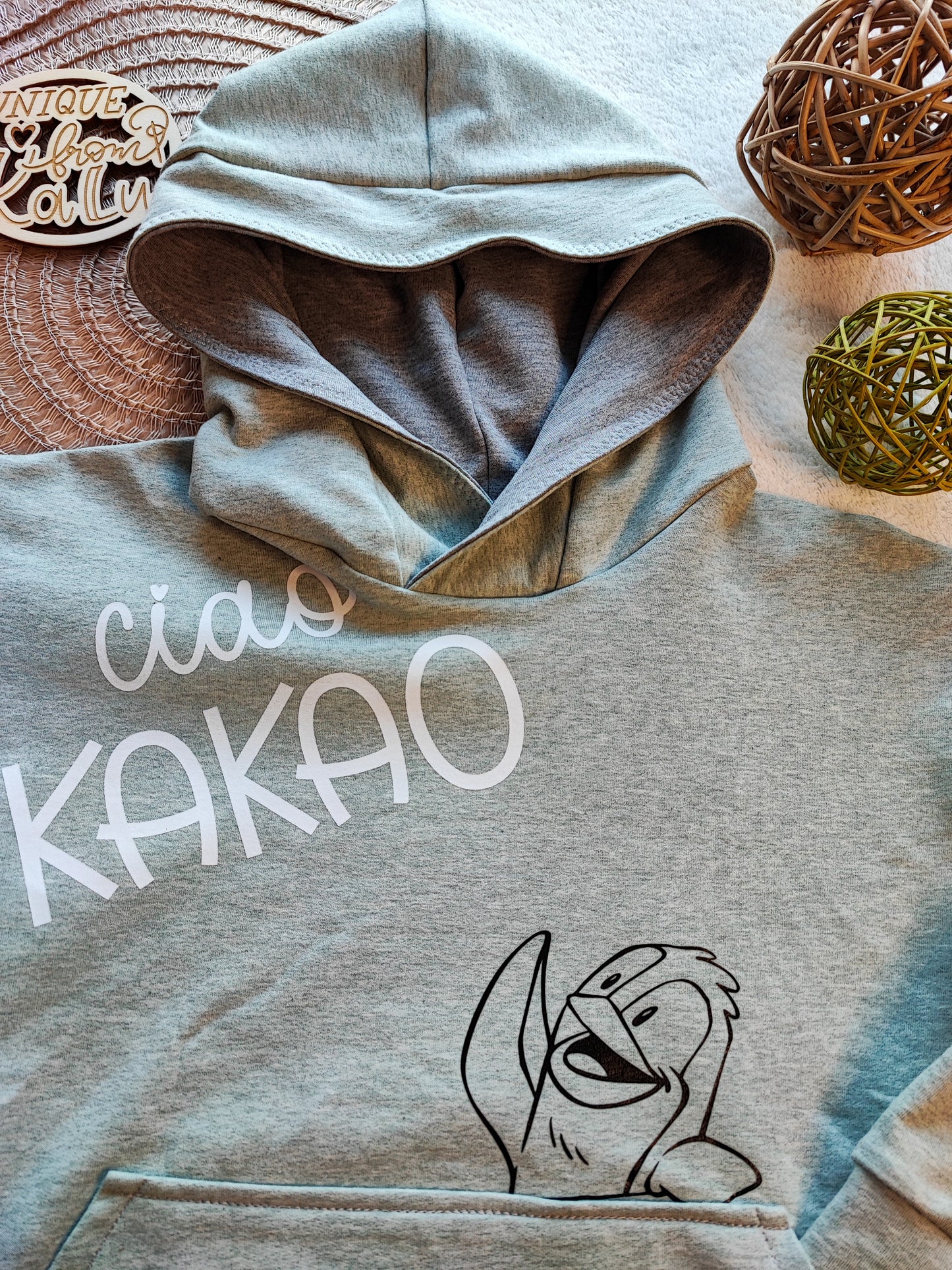 Hoodie mit Kapuze und Bauchtasche ab Gr. 74