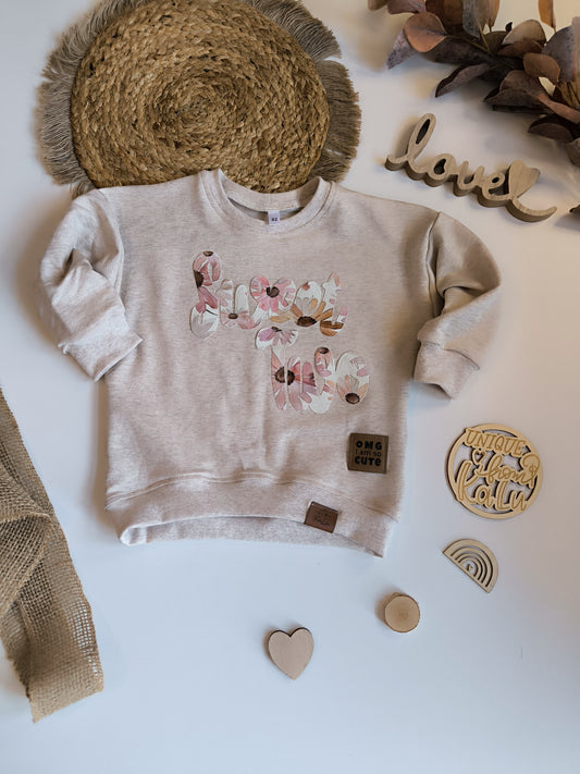 Geburtstagssweater mit Applikation ab gr. 56 - 140