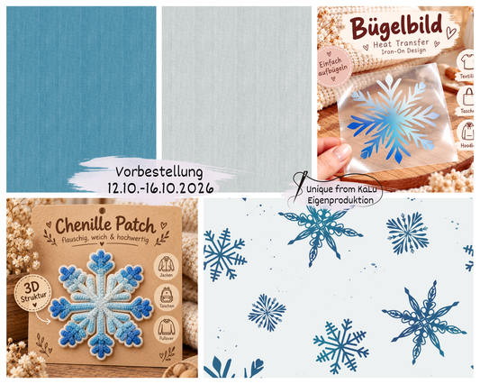 Schneeflocke hell mit Kombi