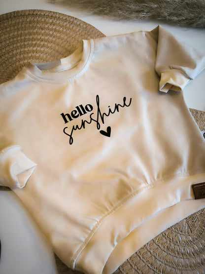 Statement Oversized Sweater mit Plott ab Gr. 56 -146