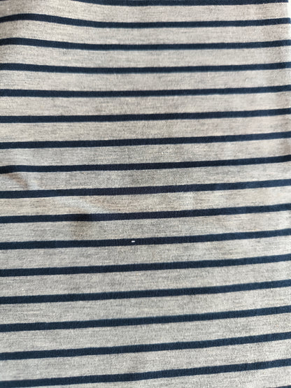 Jersey blau Grau gestreift