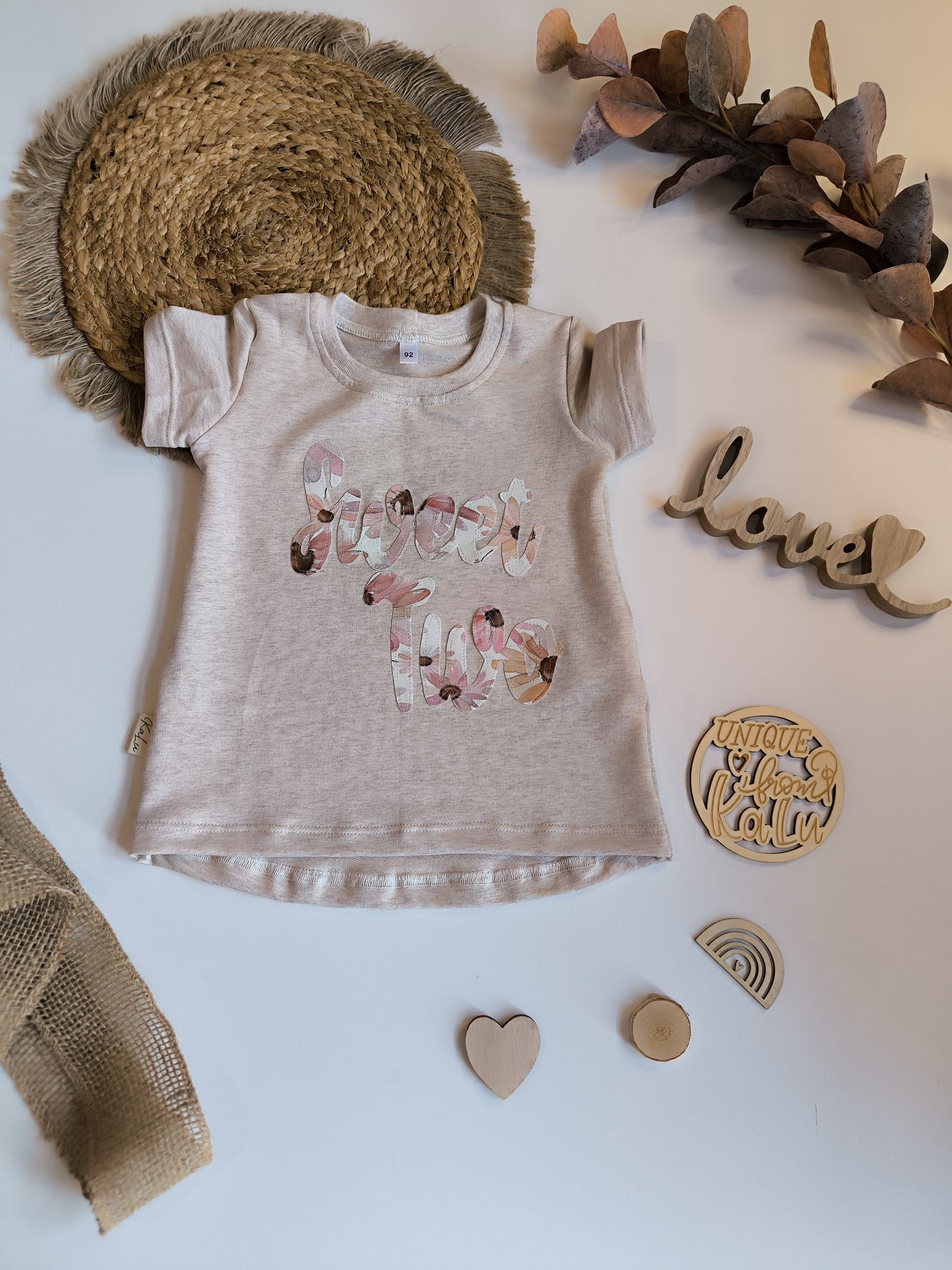 Geburtstagsshirt mit Applikation ab gr. 56 - 140