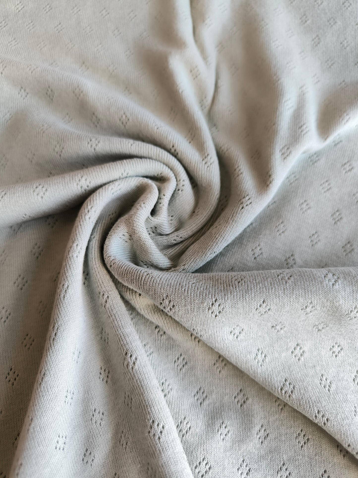 Jersey lochstrick Jersey minte