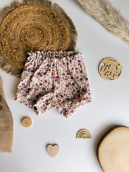 Kurze Mädchen Hose aus Rib Jersey ab gr. 56 - 140