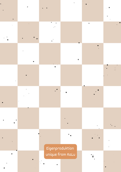 Gans_Denis auf beige Schachbrett Kombi