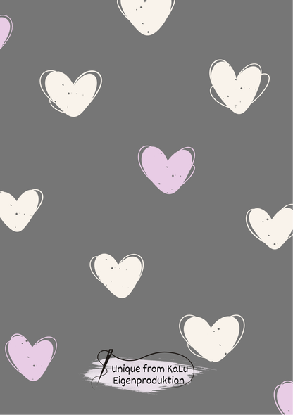 Herze beige / rosa