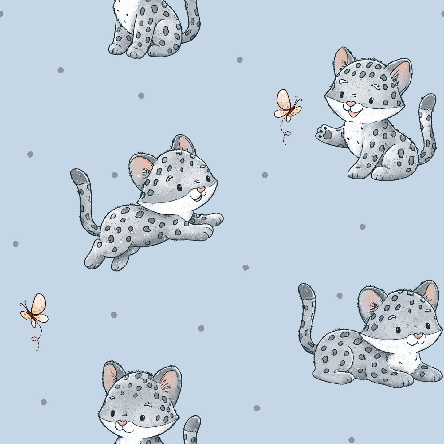 Schneeleopard Katze