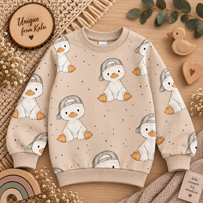 Gans_Denis auf beige Hauptstoff