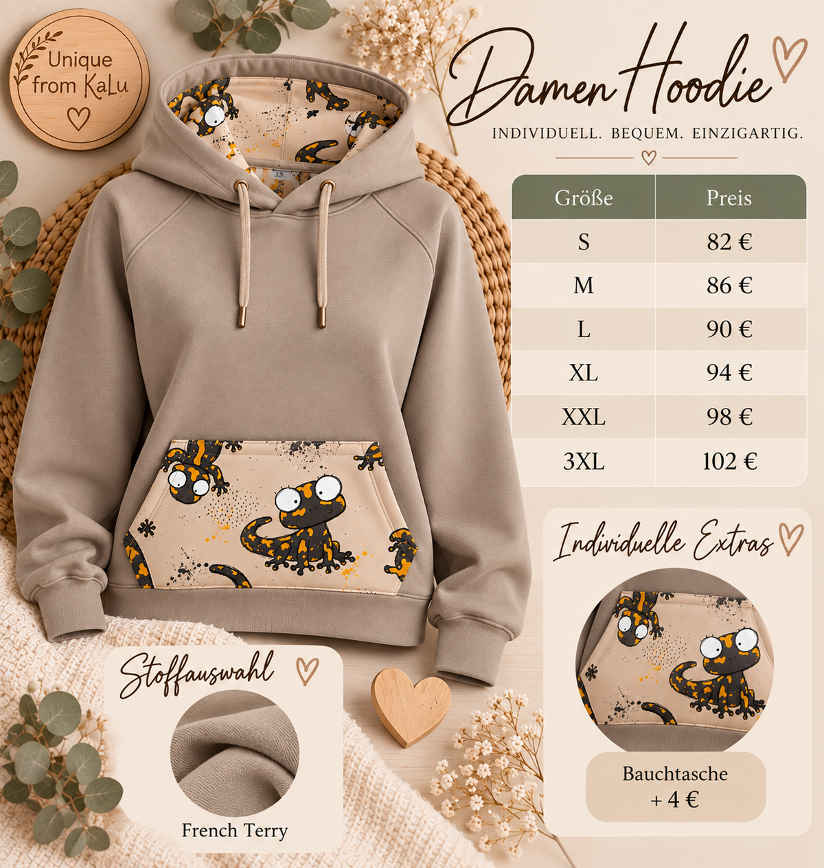 Damen Hoodie