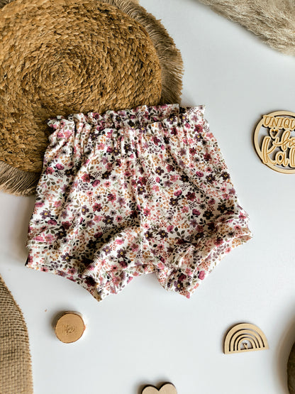 Kurze Mädchen Hose aus Rib Jersey ab gr. 56 - 140