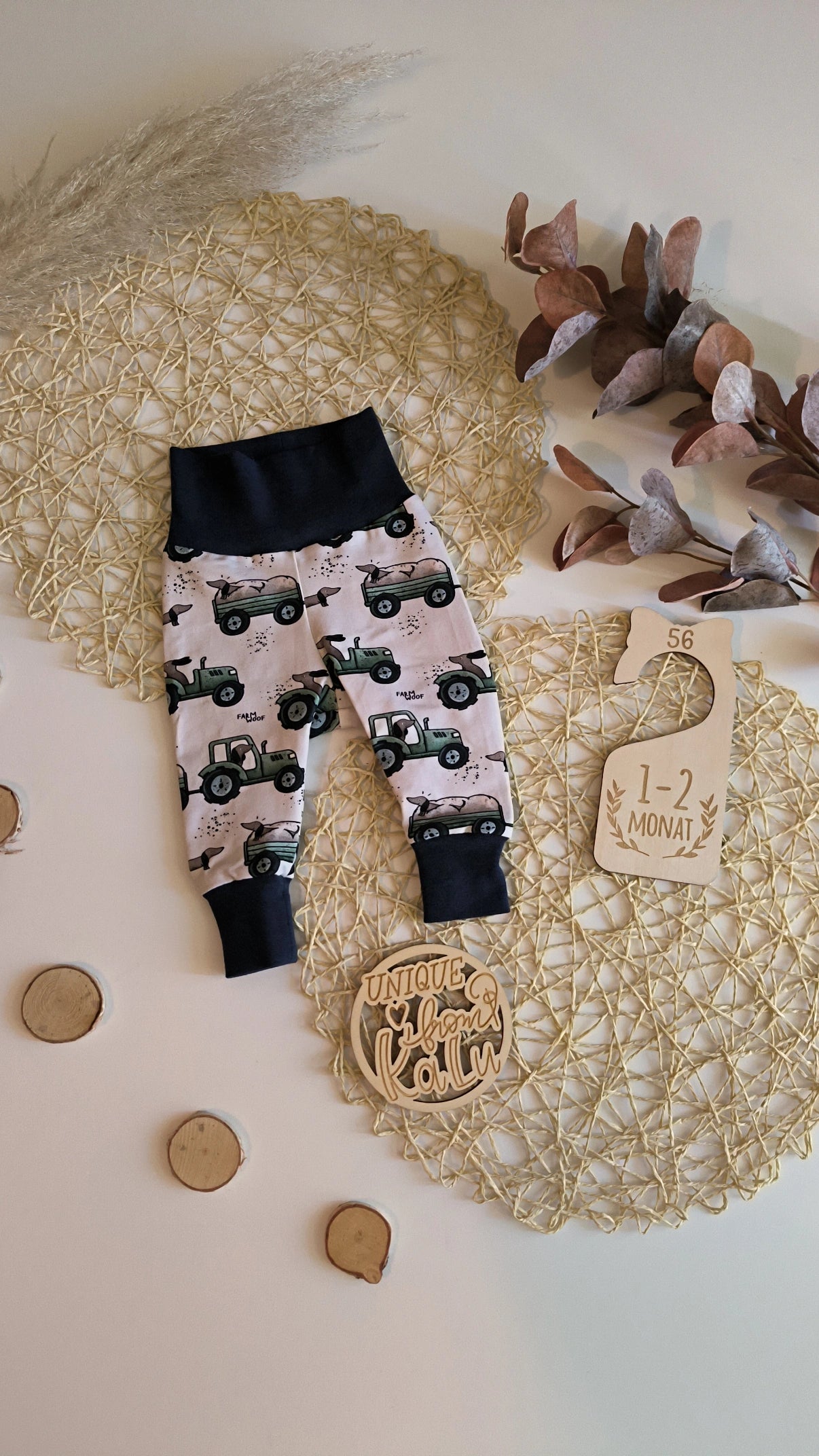 Leggings mit Bündchen gr. 56