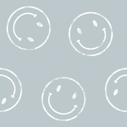 Smiley hellblau