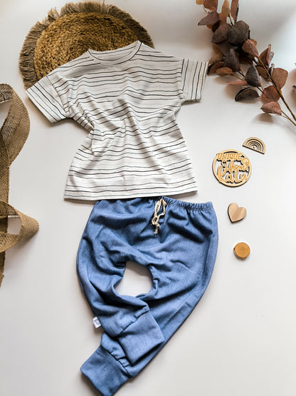 Set Comfort Pants und T - Shirt ab Gr. 80 - 140