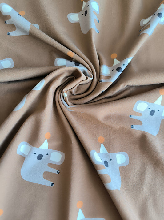 Jersey Koala auf Braun