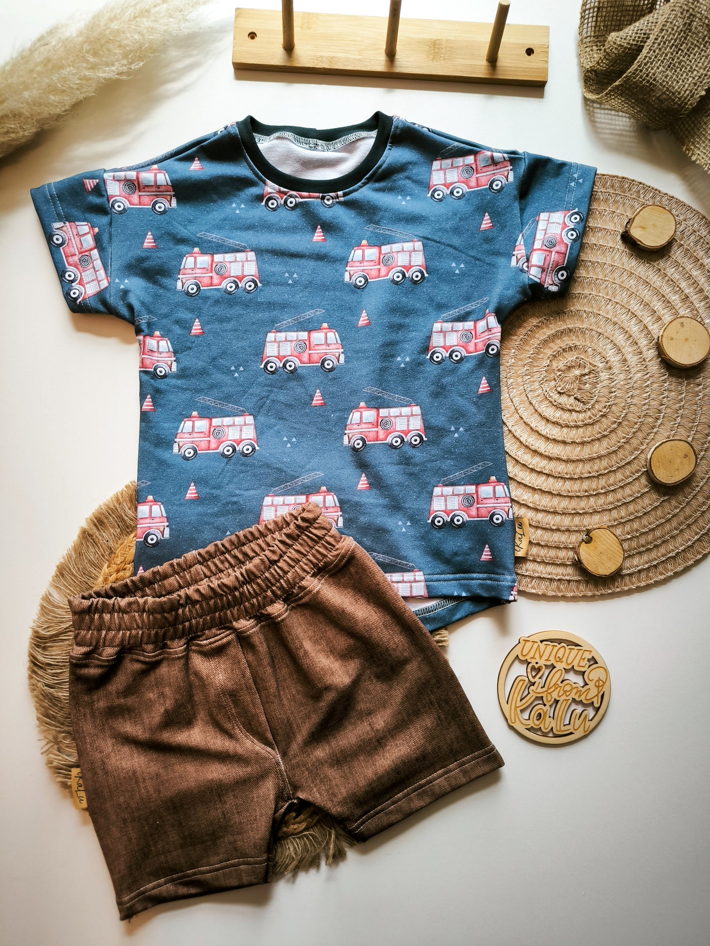 T-Shirt Set mit kurzer Hose