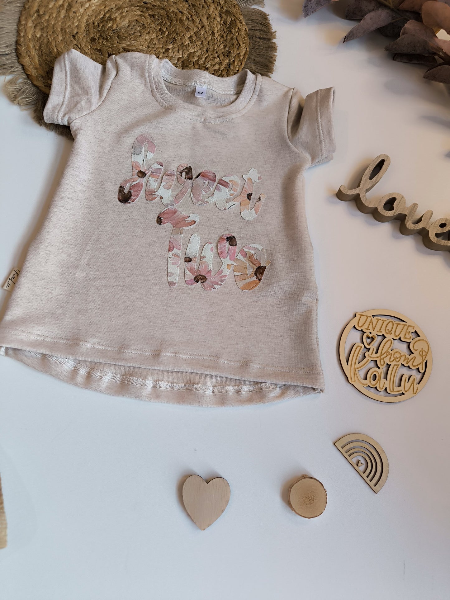 Geburtstagsshirt mit Applikation ab gr. 56 - 140