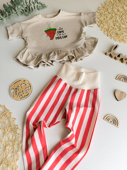 Set aus Volantshirt und Leggings ab Gr. 80