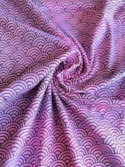 Jersey lila Regenbogen