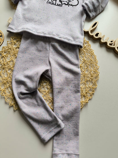 Set Longsleeve mit Leggings mit Plott ab Gr. 62
