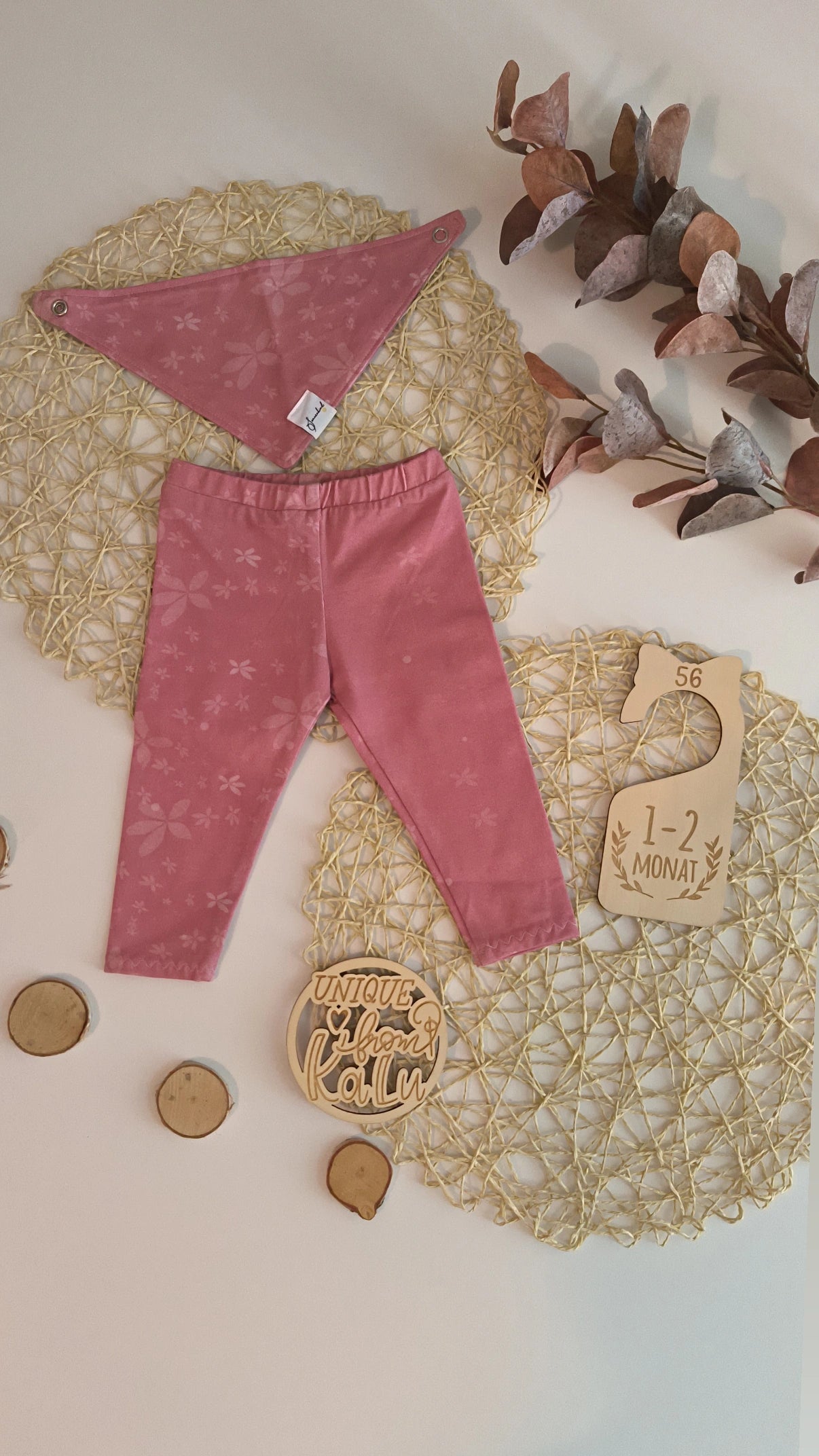 Leggings mit Tuch gr. 56