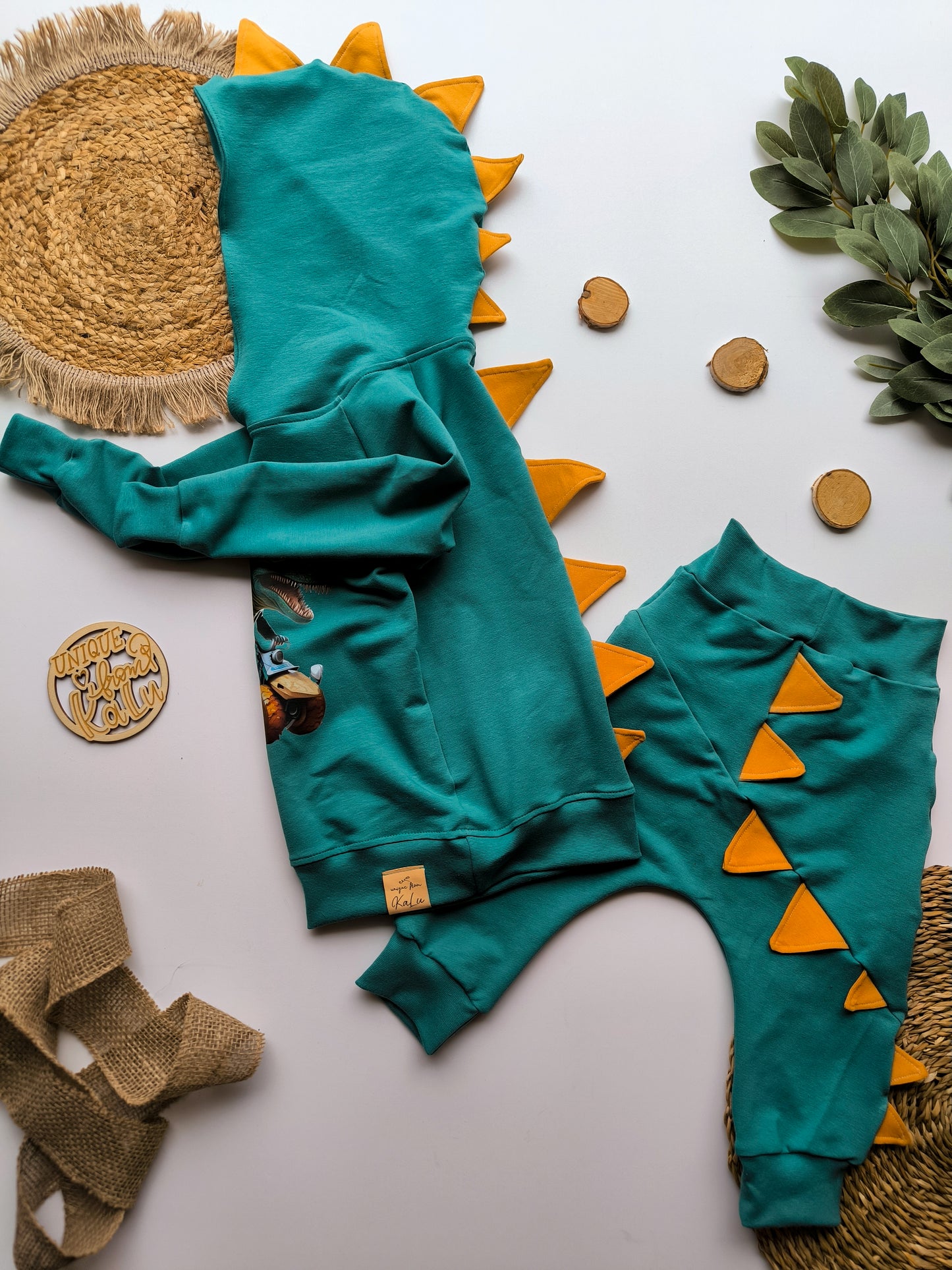 Dino Hoodie & Pumphosen Set gr. 74 - 140